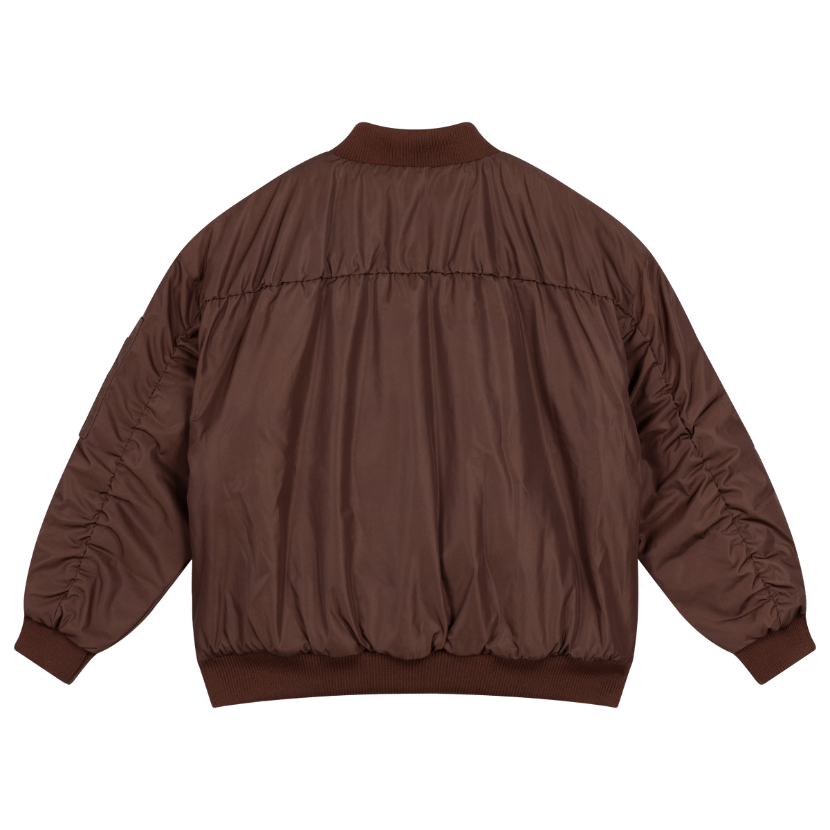 bomber coat - pure chocolate