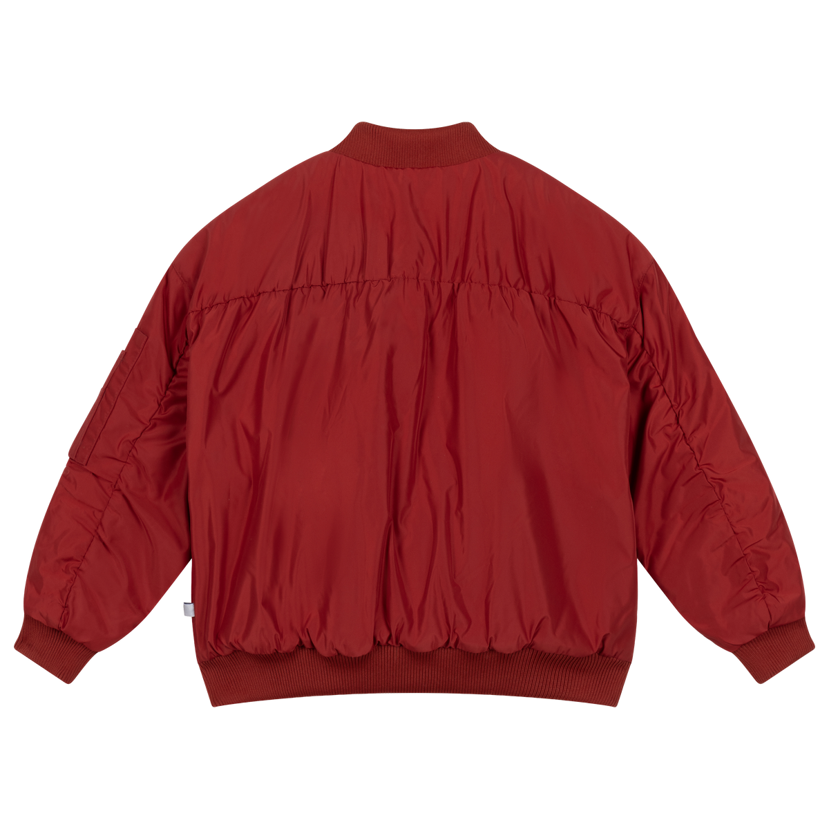 bomber coat - rusty red