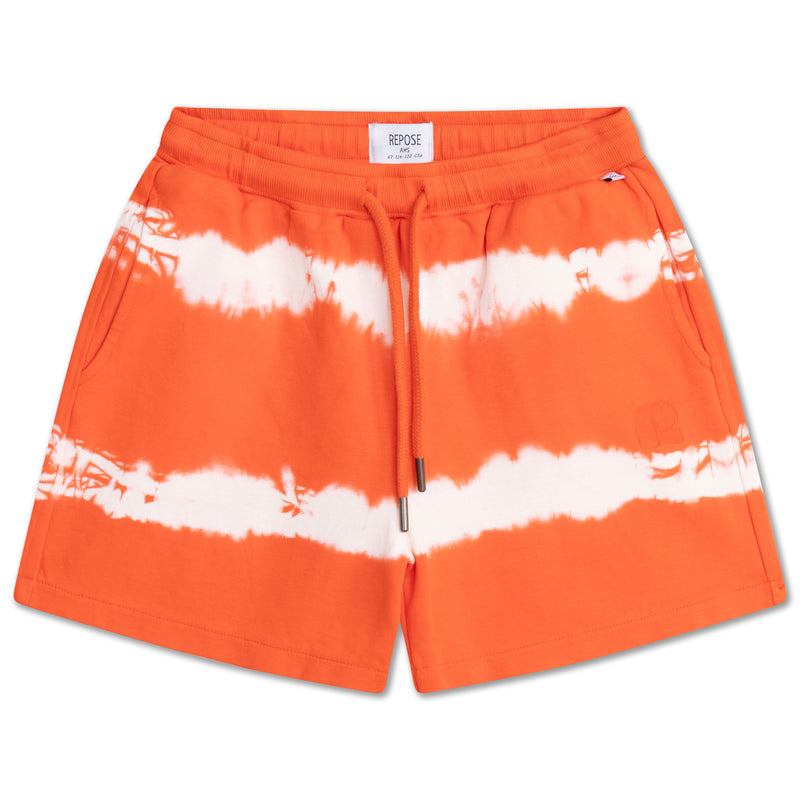 shorty - fiesta red tie dye