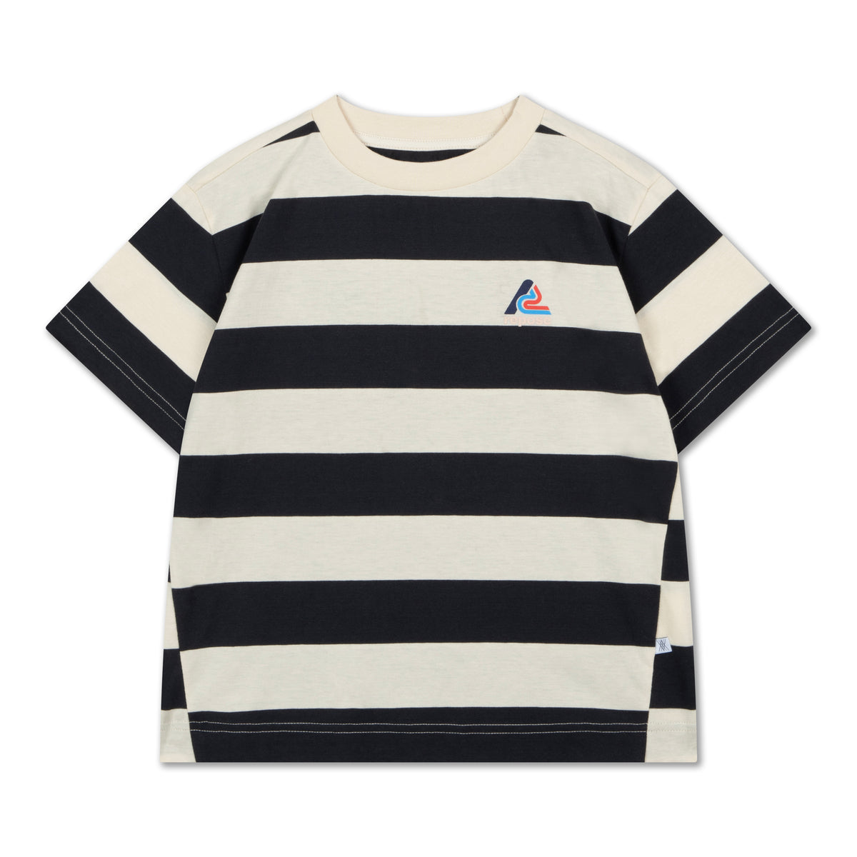 tee shirt - graphite night block stripe