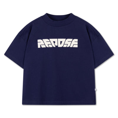boxy tee shirt - cosmic navy