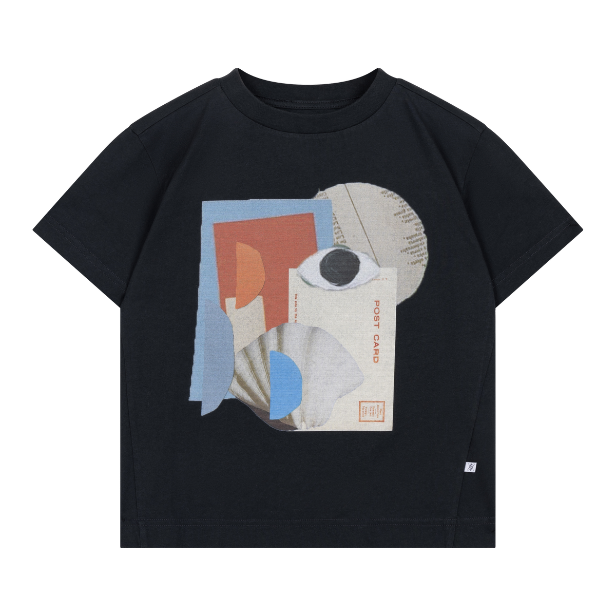tee shirt - moonless night black