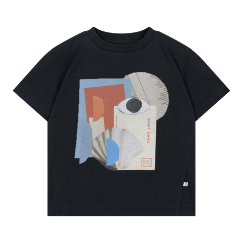 tee shirt - moonless night black