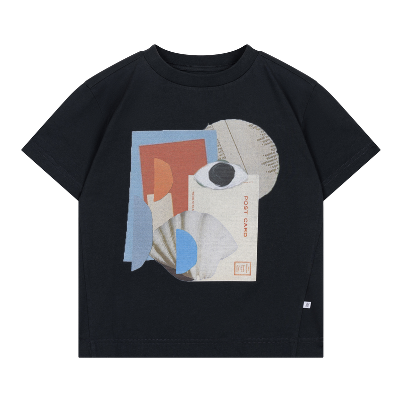 tee shirt - moonless night black