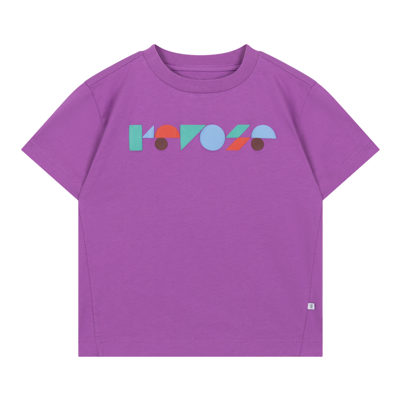 tee shirt - purple orchid