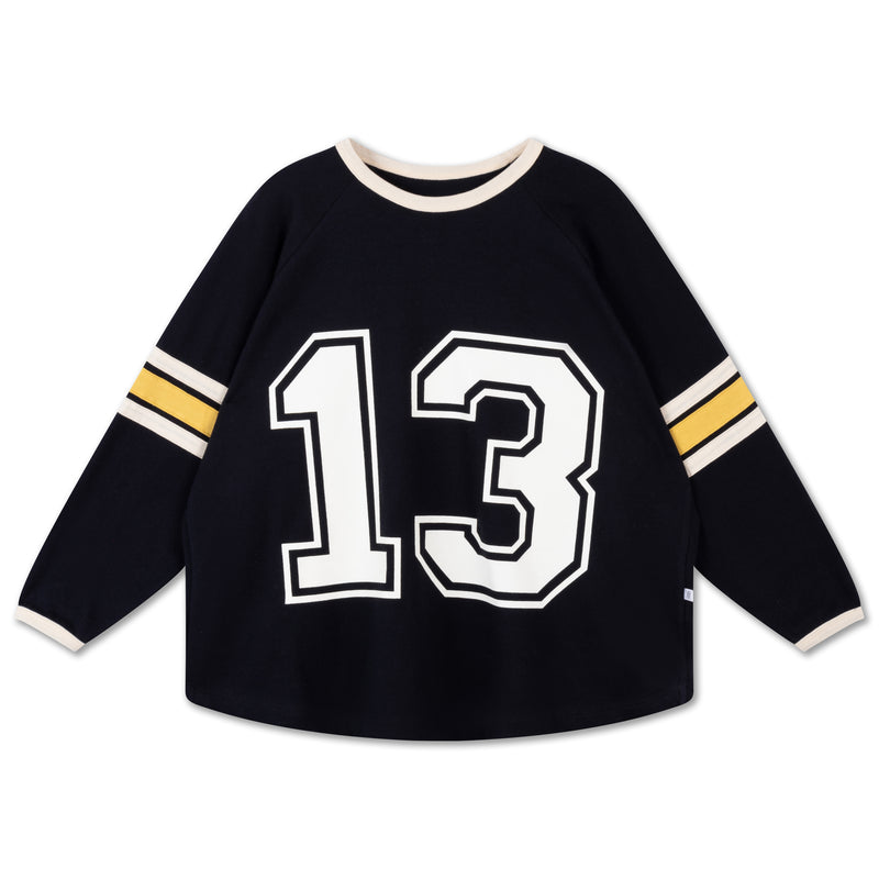 raglan jersey long sleeve - graphite night