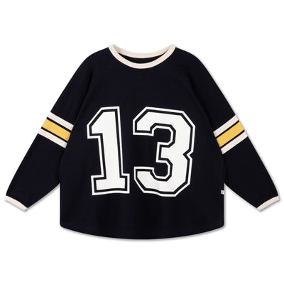raglan jersey long sleeve - graphite night