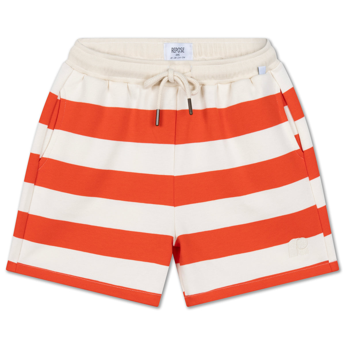 shorty - flame red block stripe