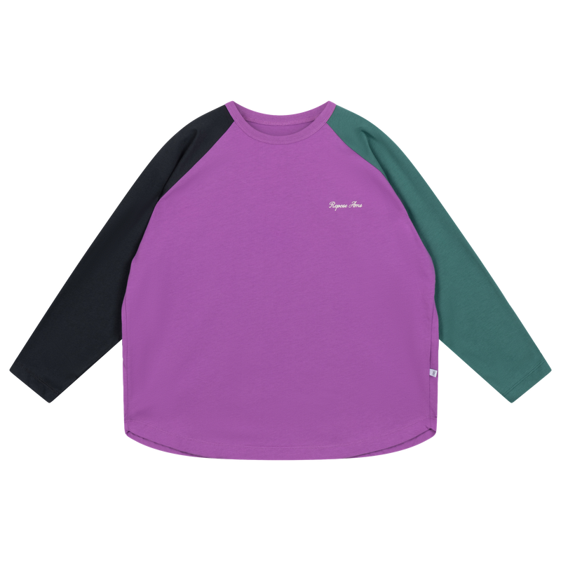 raglan long sleeve - colour block