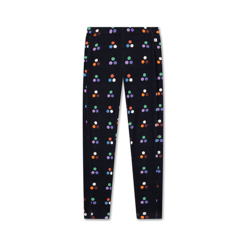 legging - graphite night multi dot