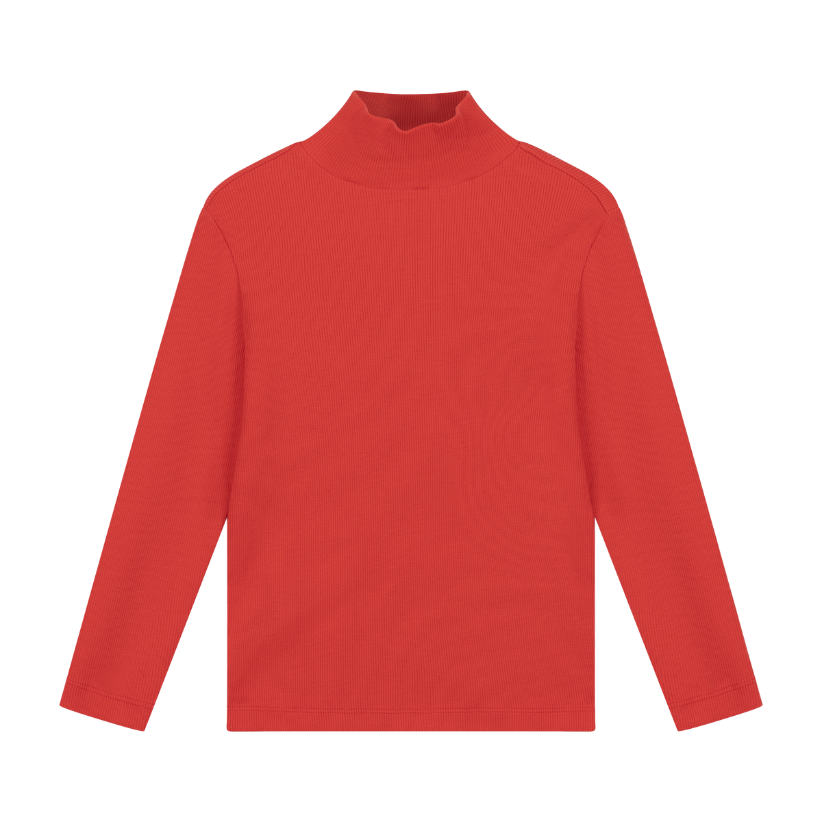 turtle neck - firecracker red