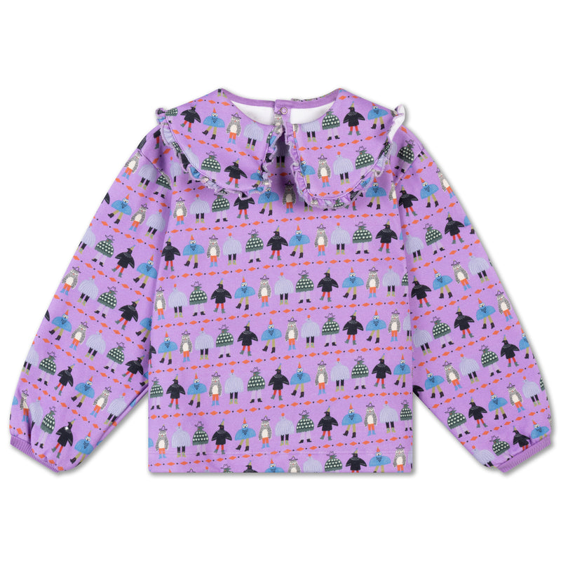 fancy collar sweater - doll parade