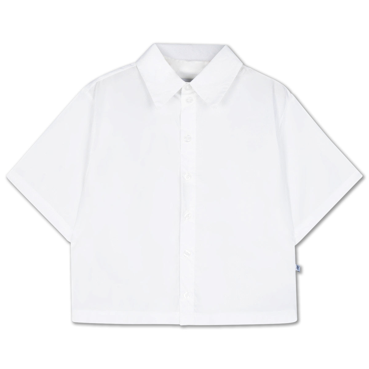 boxy blouse - crips white