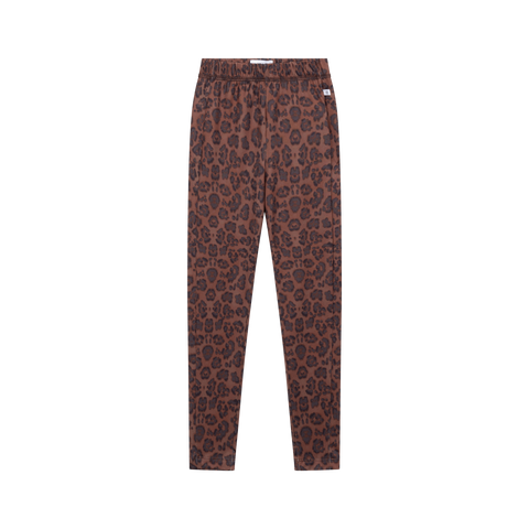 legging - chocolate leopard