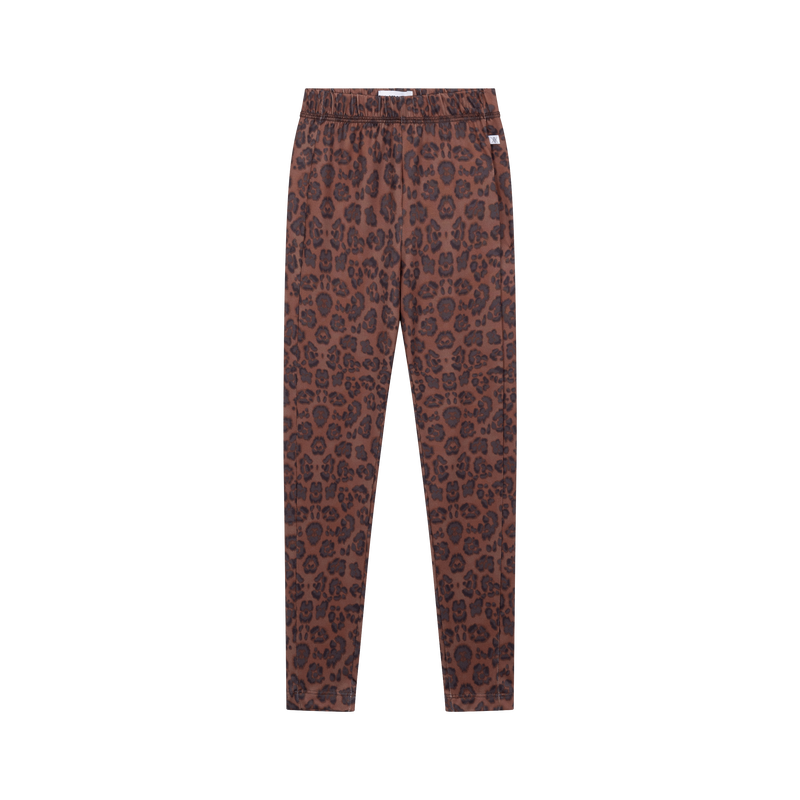 legging - chocolate leopard