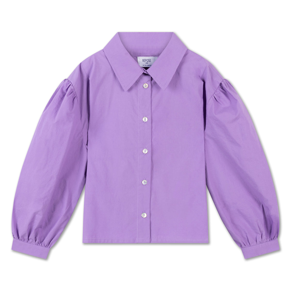 blouse - violet lavender