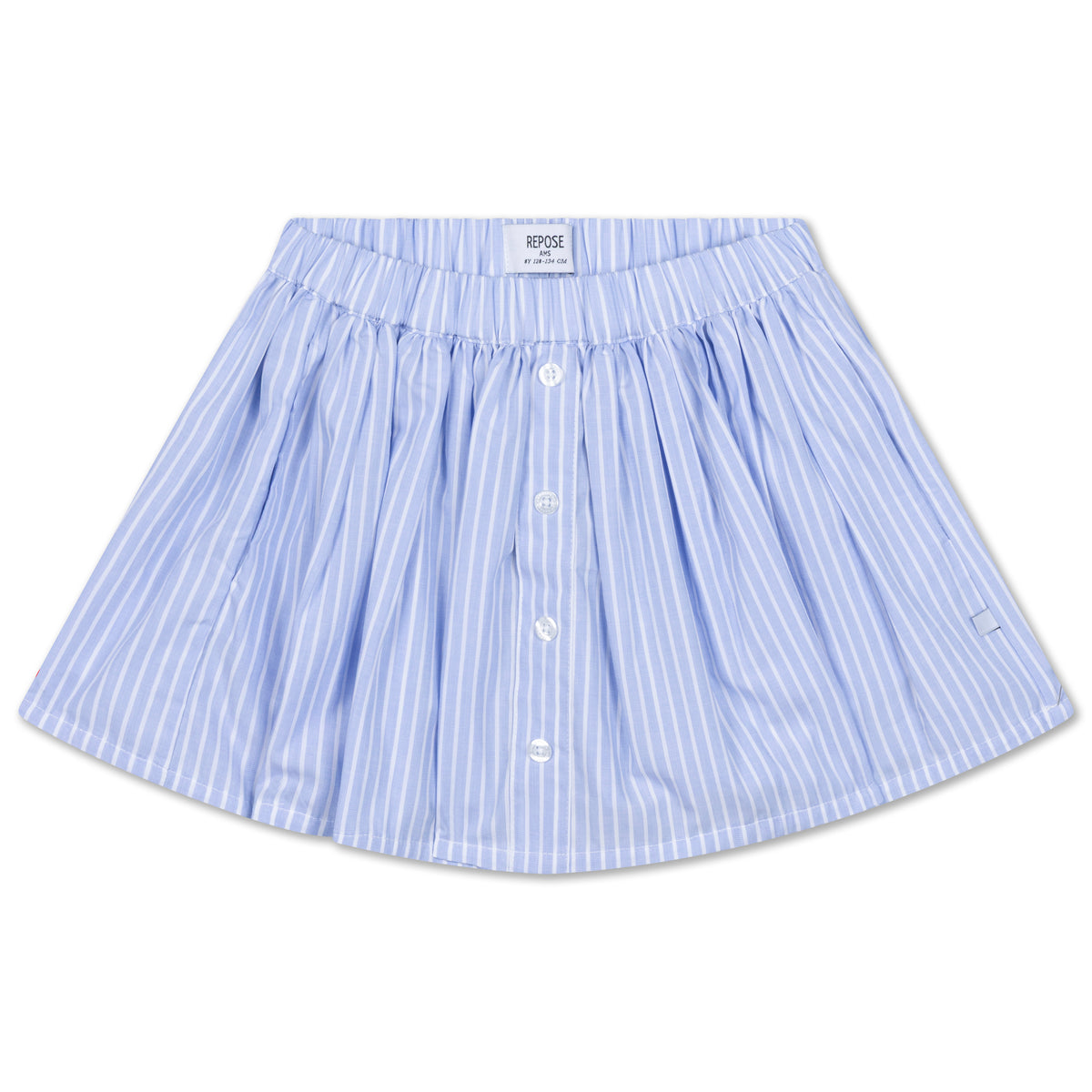 button down skirt - oxford stripe