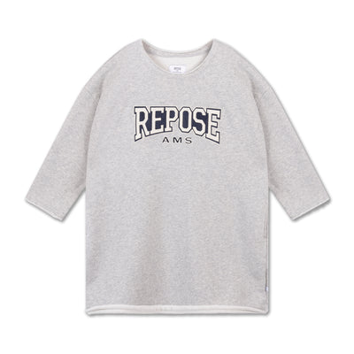 cozy sweat dress - grey melange