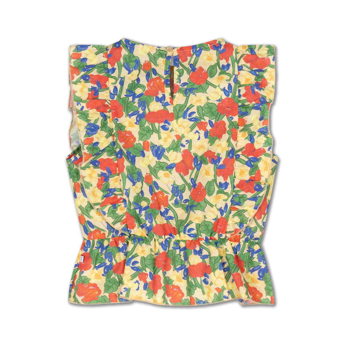swirl top - wild flower