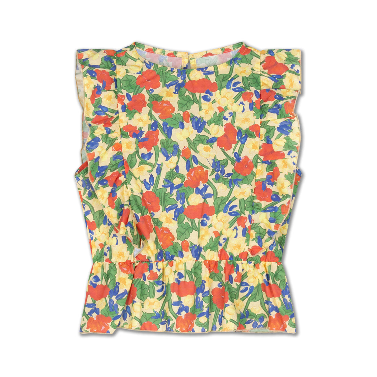 swirl top - wild flower