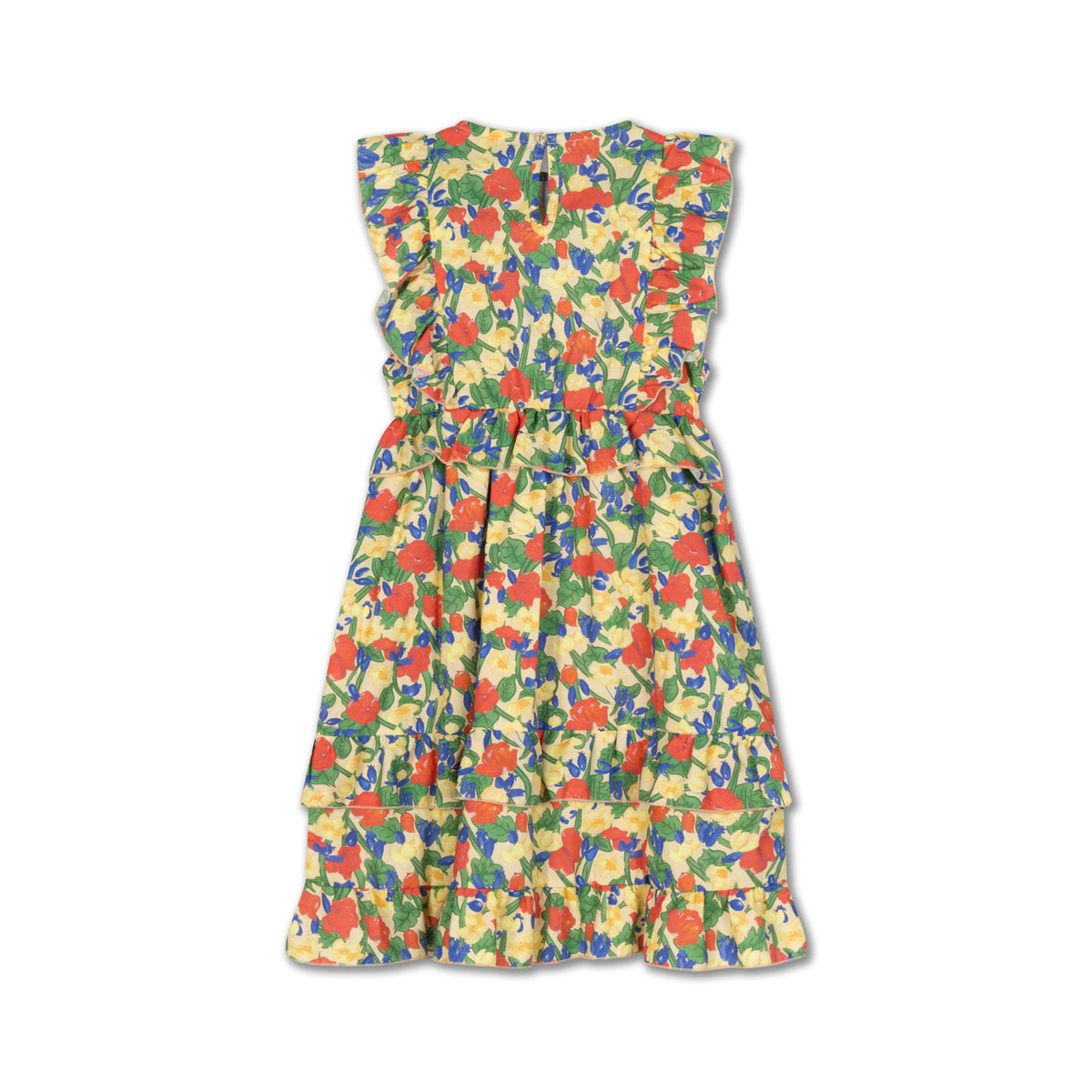 swirl dress - wild flower