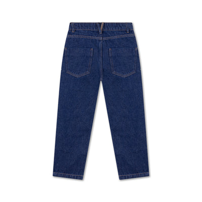 5 pocket - rinsed blue