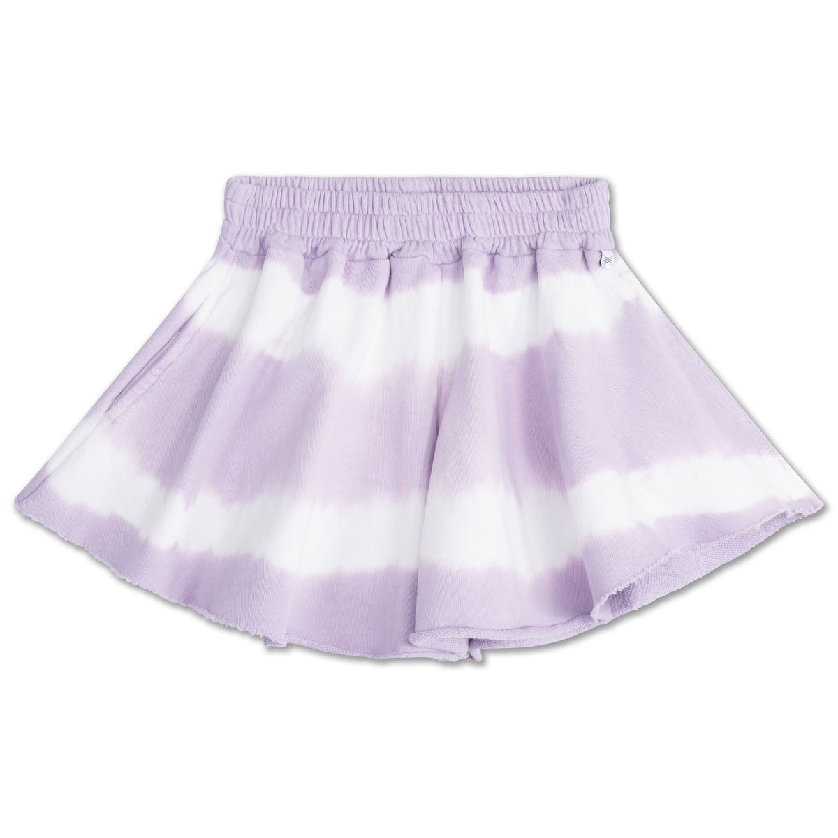 butterfly short - lavender fog tie dye