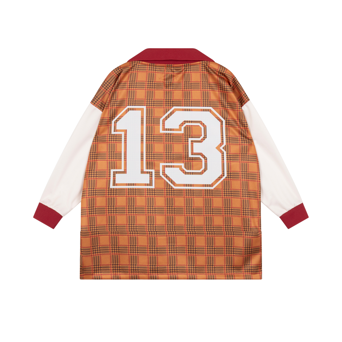sports jersey - tartan twist colour block