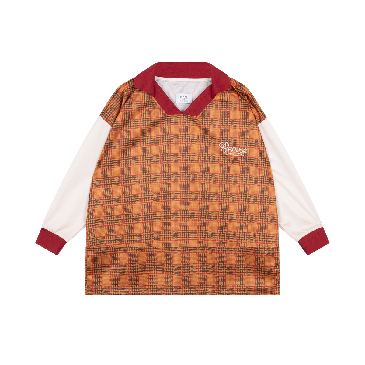 sports jersey - tartan twist colour block