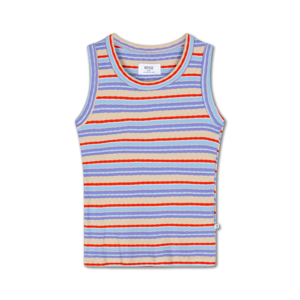 slim singlet - multi stripe