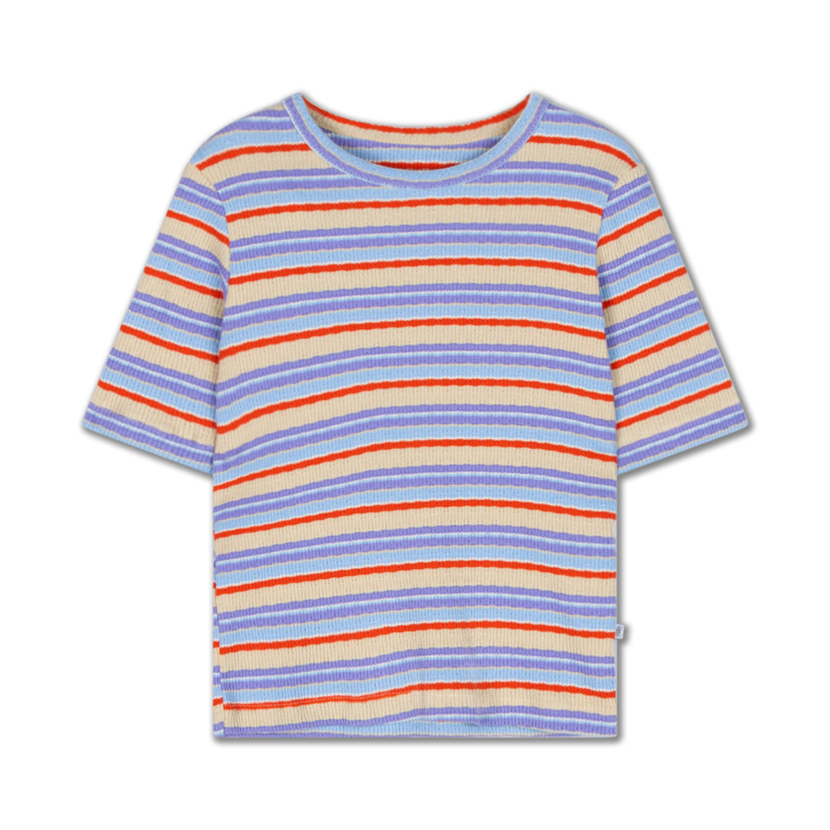 slim tee SS multi stripe