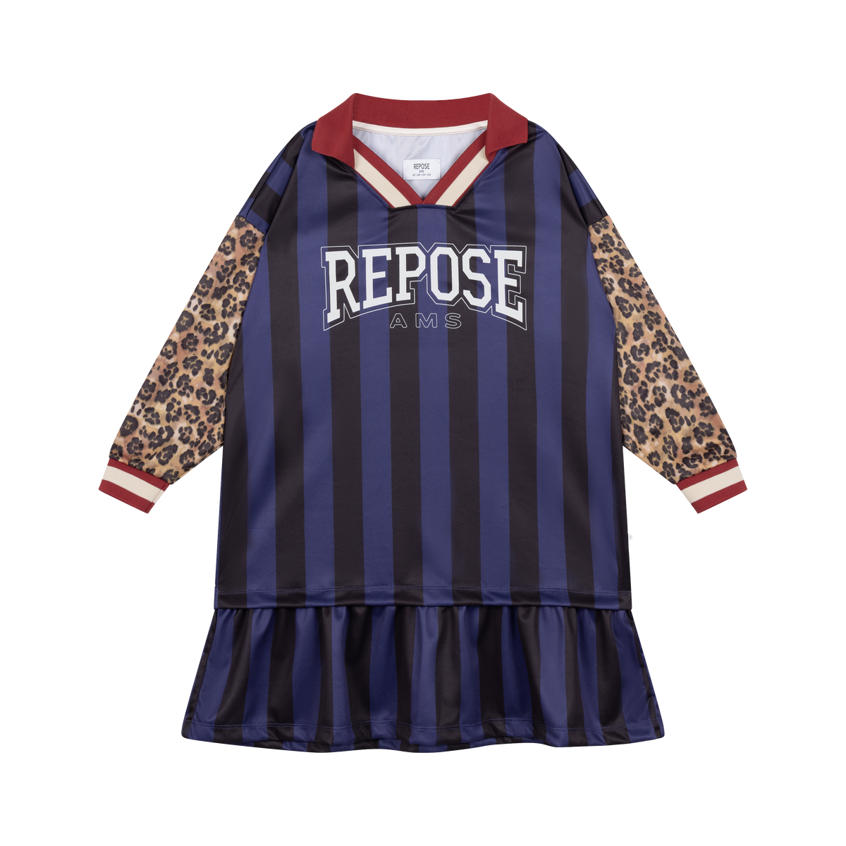sports jersey dress - eclipse night colour block
