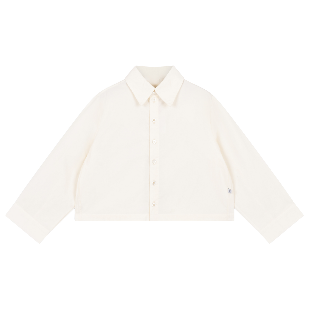 boxy blouse ls - vintage white
