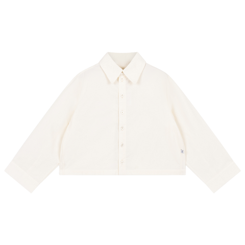 boxy blouse ls - vintage white