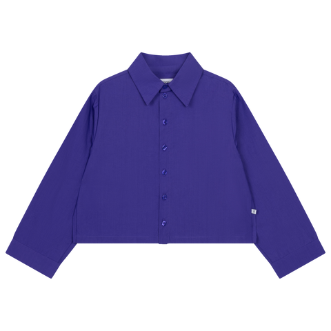 boxy blouse ls - orchid pop