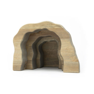 Handmade wooden Dragon’s Cave 2-piece playset – Ostheimer knight and dragon world. Only the cave, without the dragon