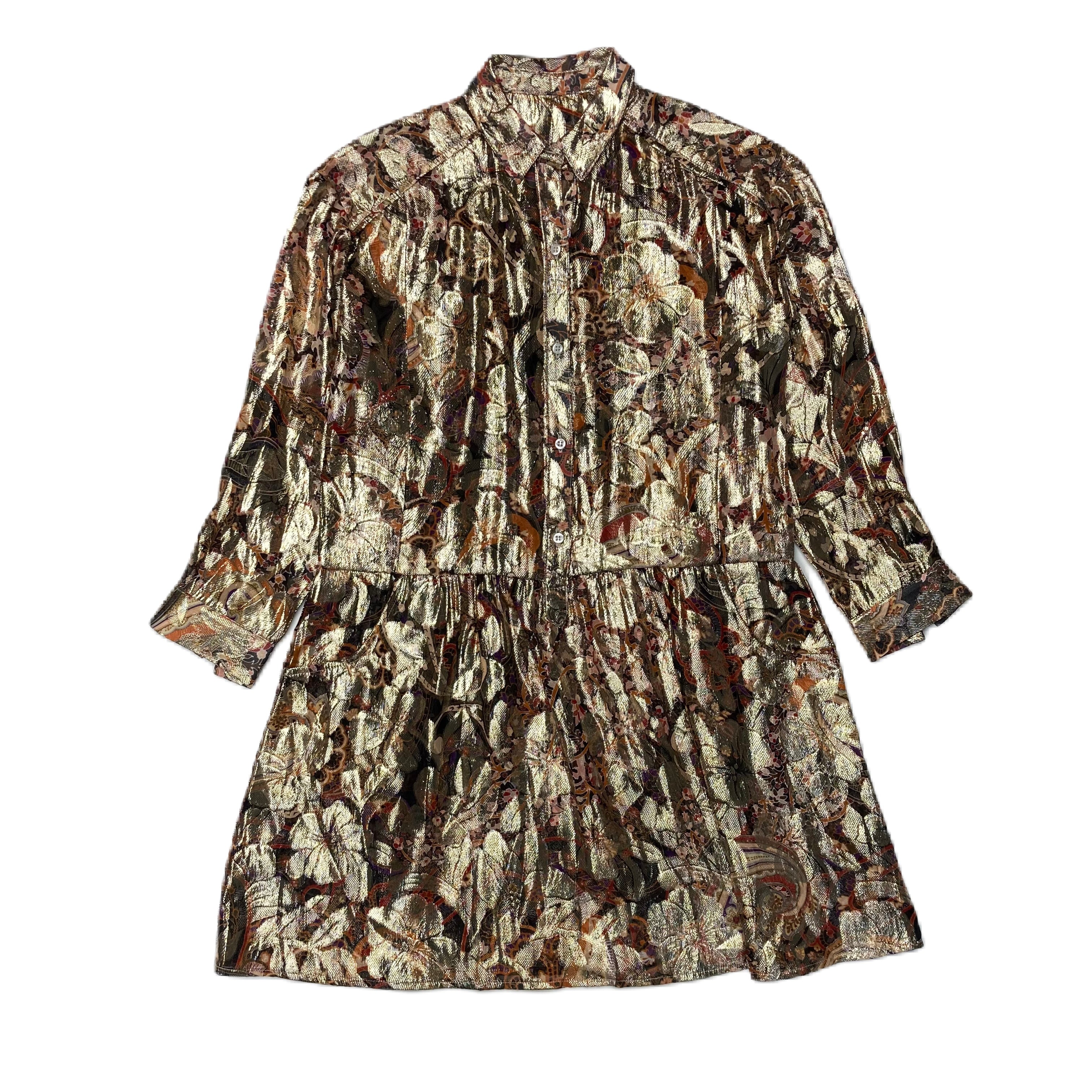 Repose AMS - Kleid Shiny Gold 8y