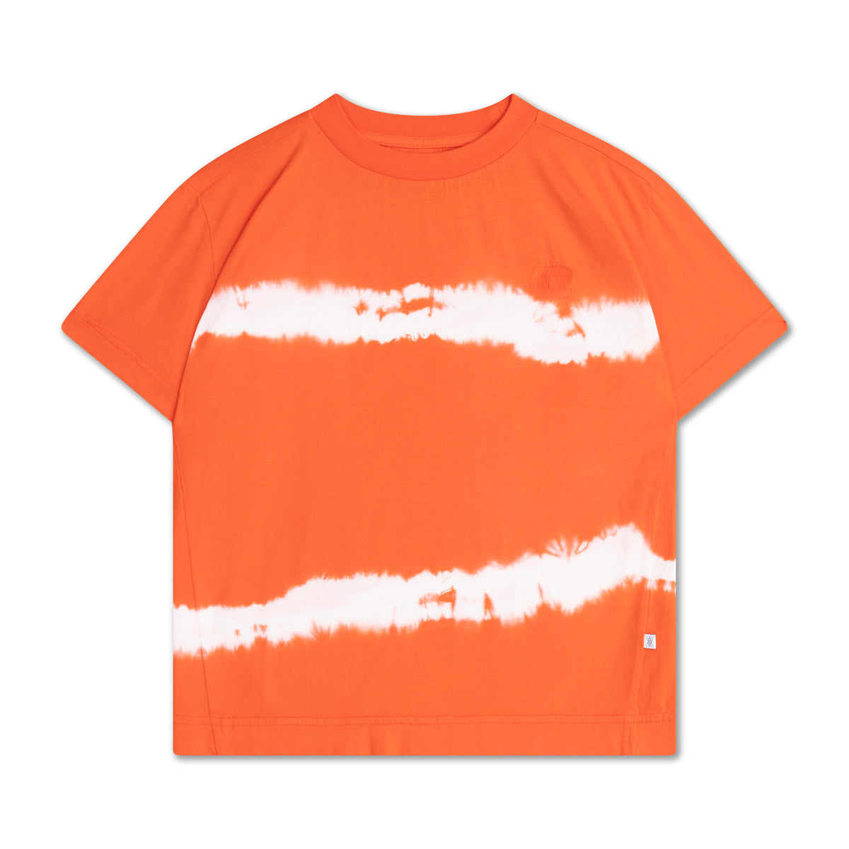 tee shirt - fiesta red tie dye