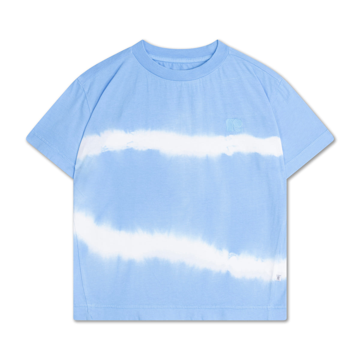 tee shirt - summer day blue tie dye