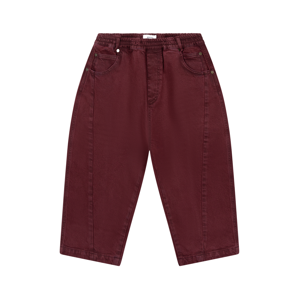 wide pant - ash plum
