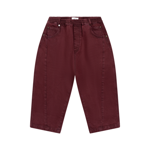 wide pant - ash plum
