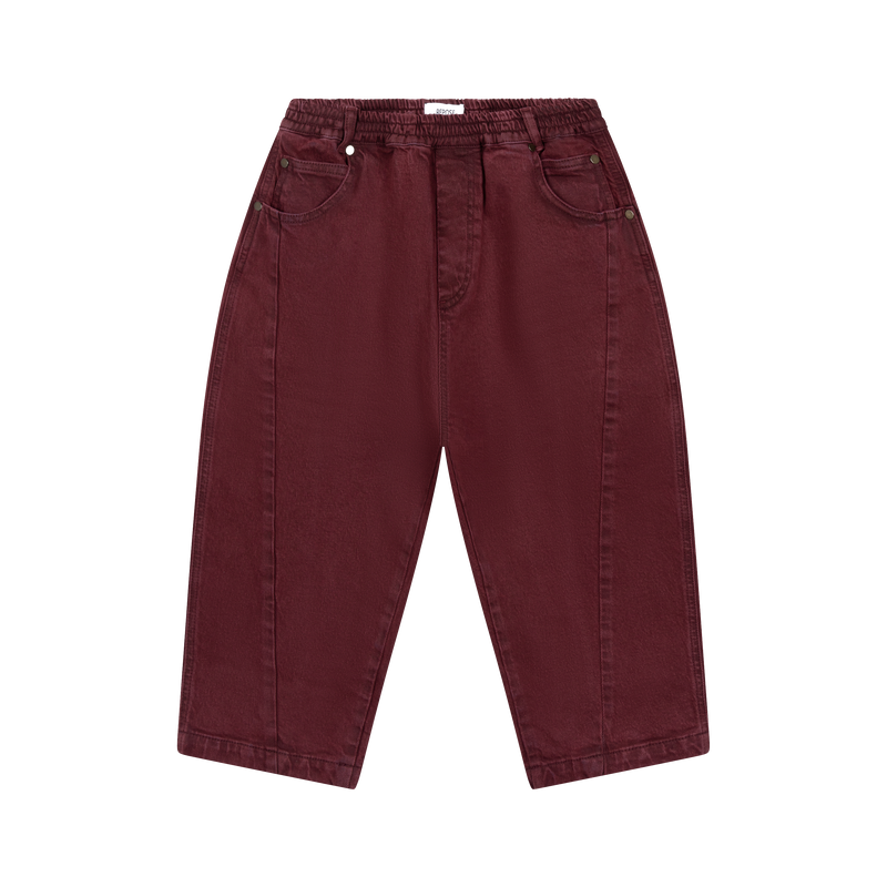 wide pant - ash plum