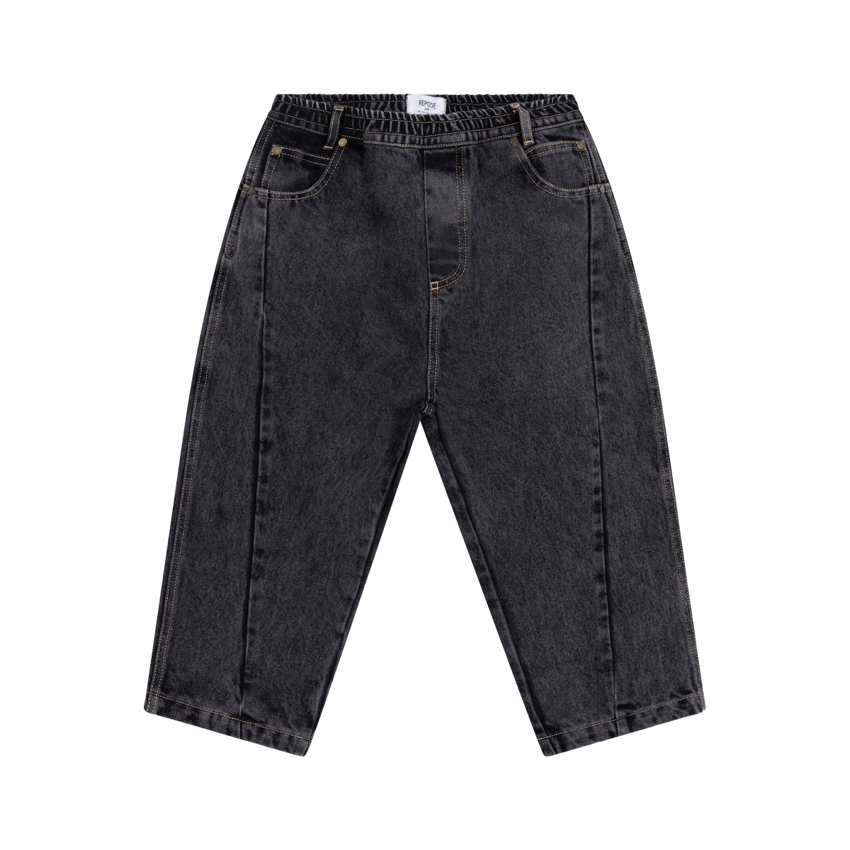 wide pant - slate grey