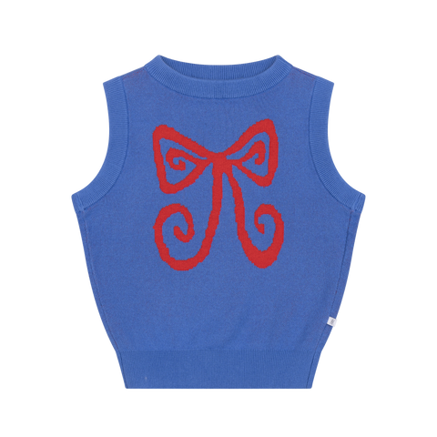 knit tank - magic blue
