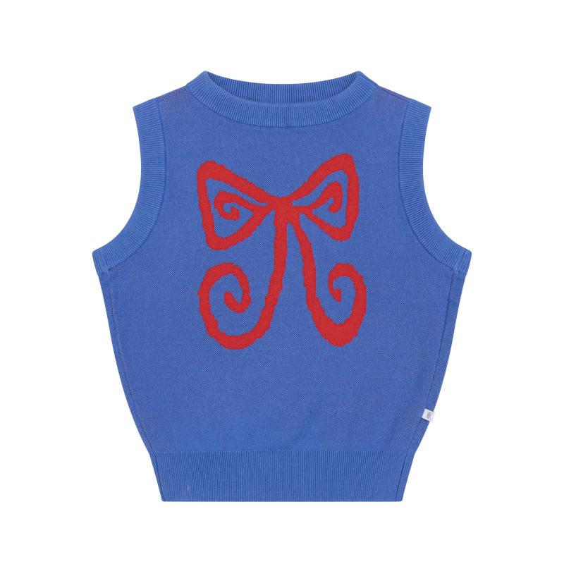 knit tank - magic blue