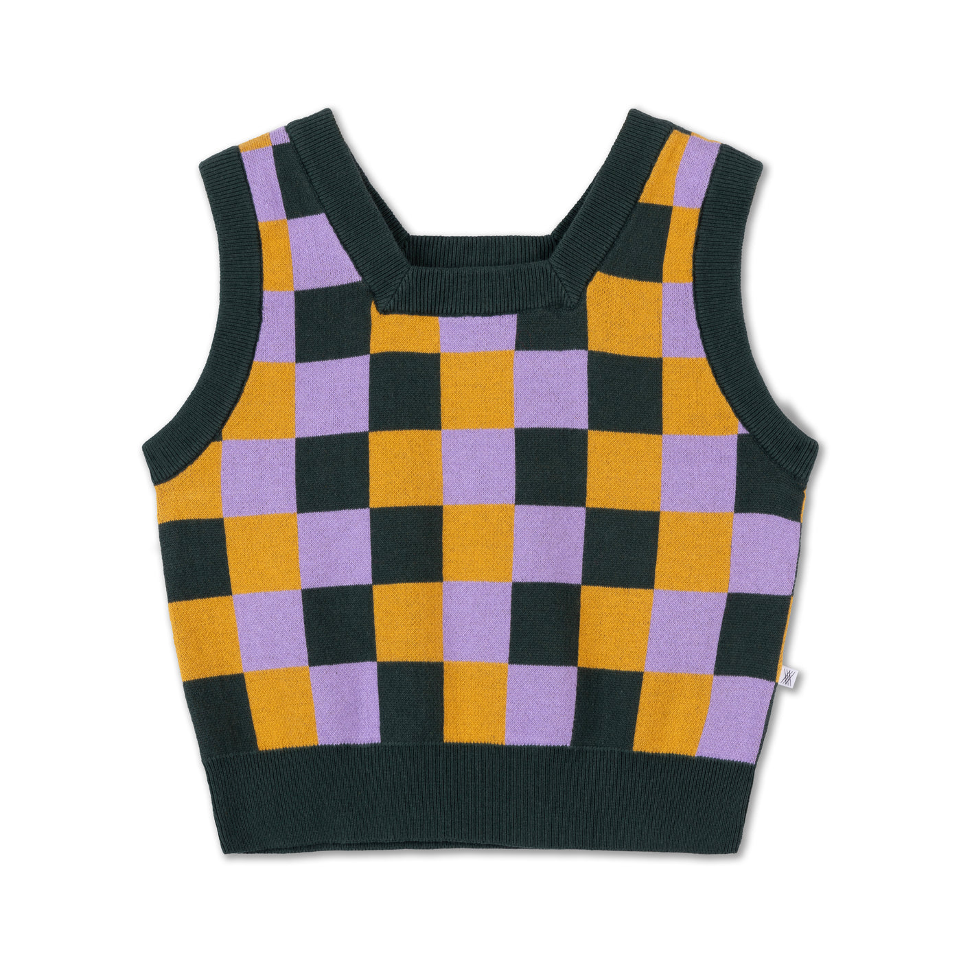 knit spencer - multi bb check