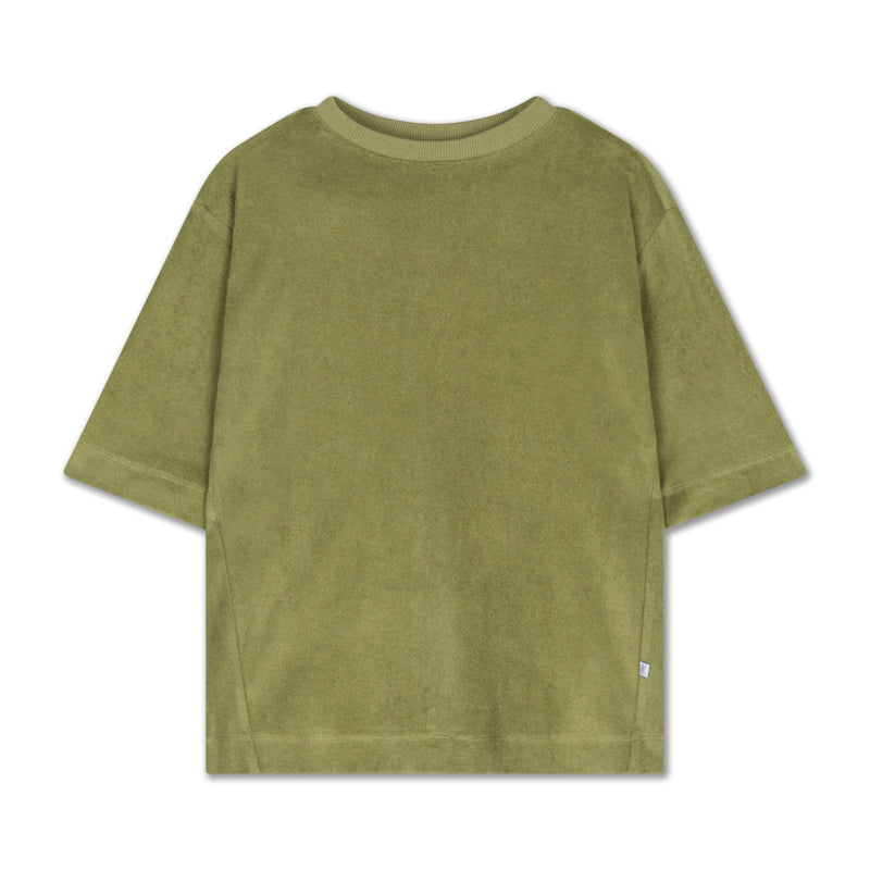 sweat tee - dark khaki