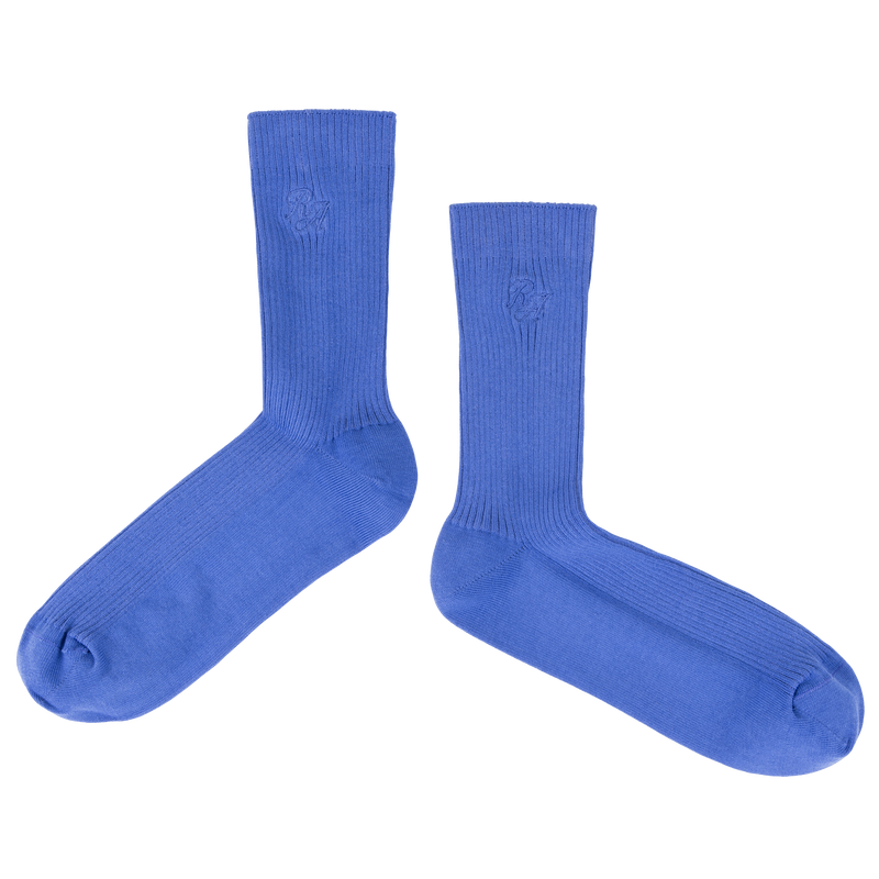 socks - electric blue