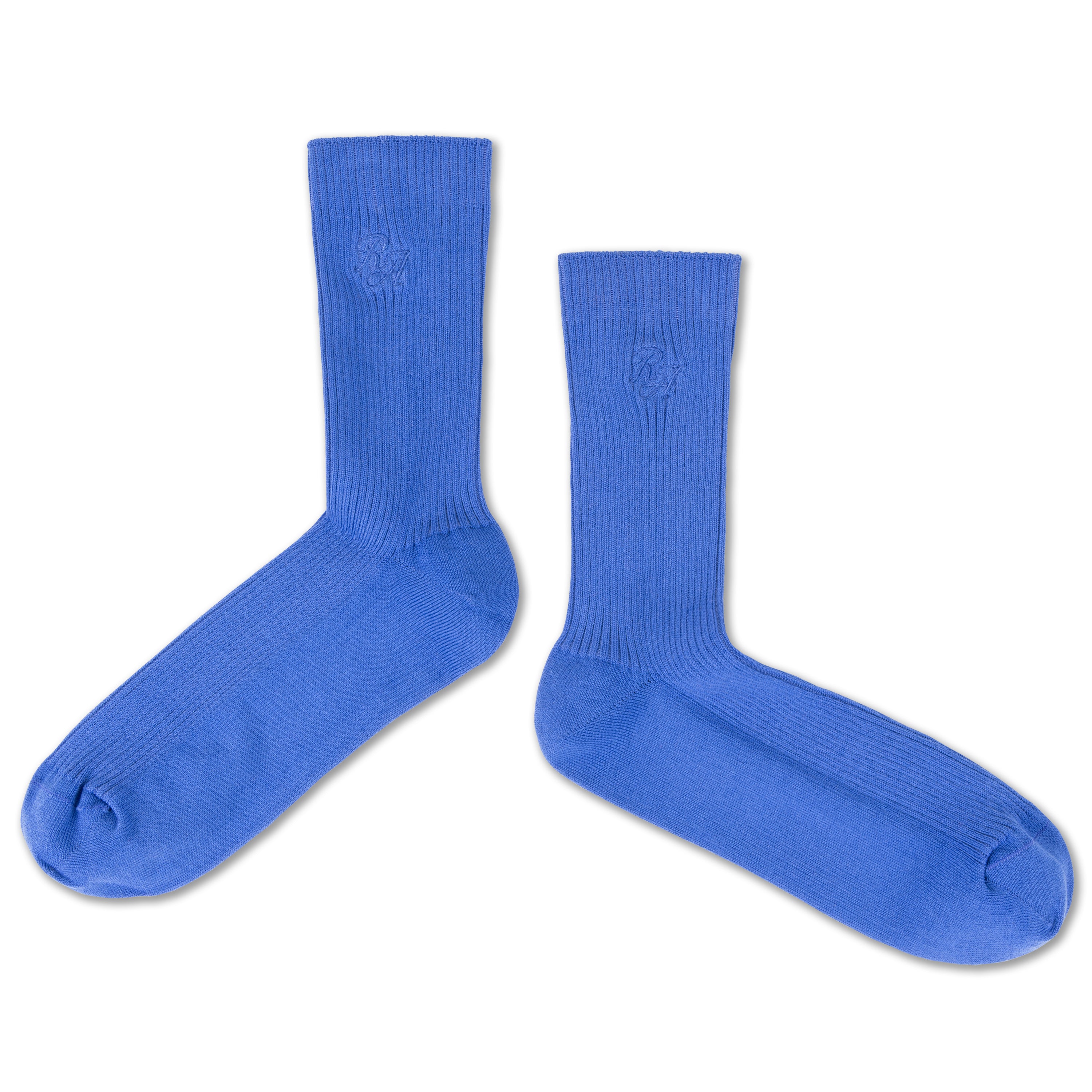 socks - electric blue