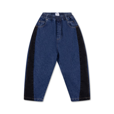 wide pant - color block